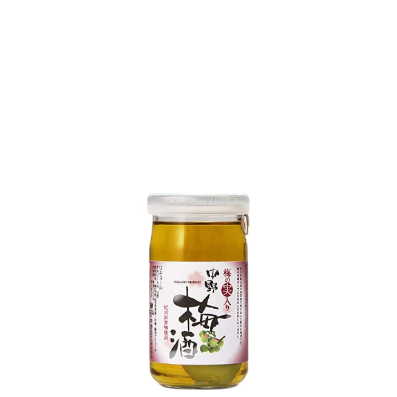 Nakano umeshu plum wine cup 160ml with whole Nanko ume