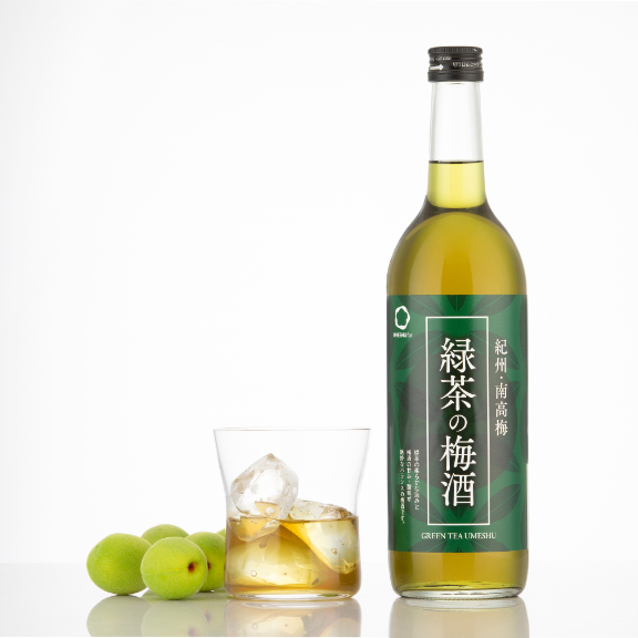 Nakano green tea ryokucha umeshu plum wine 720ml bottle
